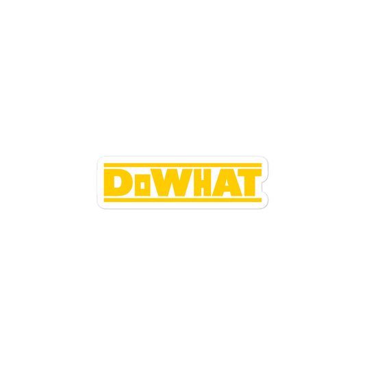 DoWhat Bubble-free sticker Yellow