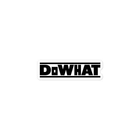 DoWhat Bubble-free sticker