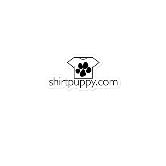 shirtpuppy.com Bubble-free sticker