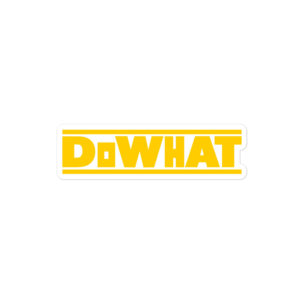 DoWhat Bubble-free sticker Yellow