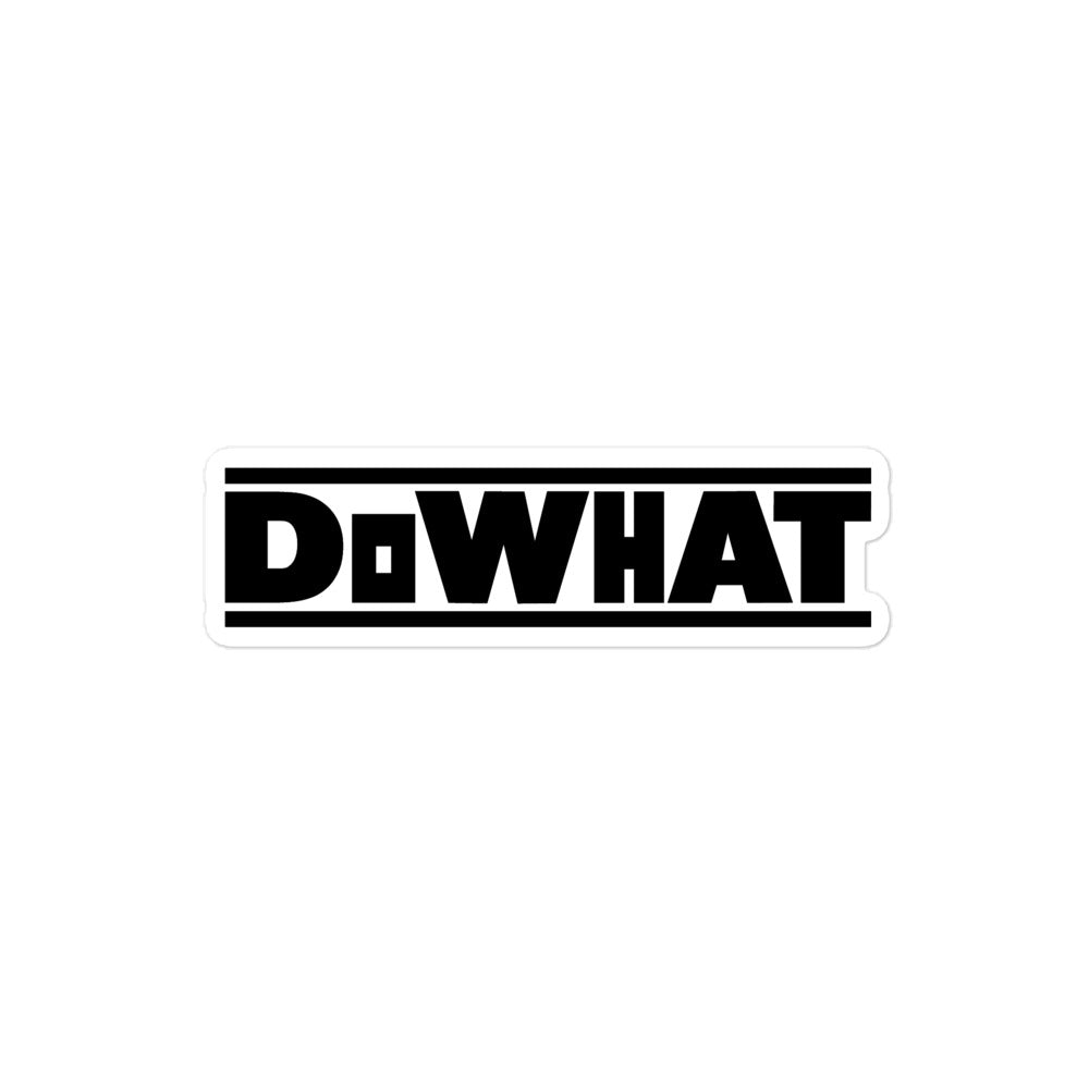 DoWhat Bubble-free sticker