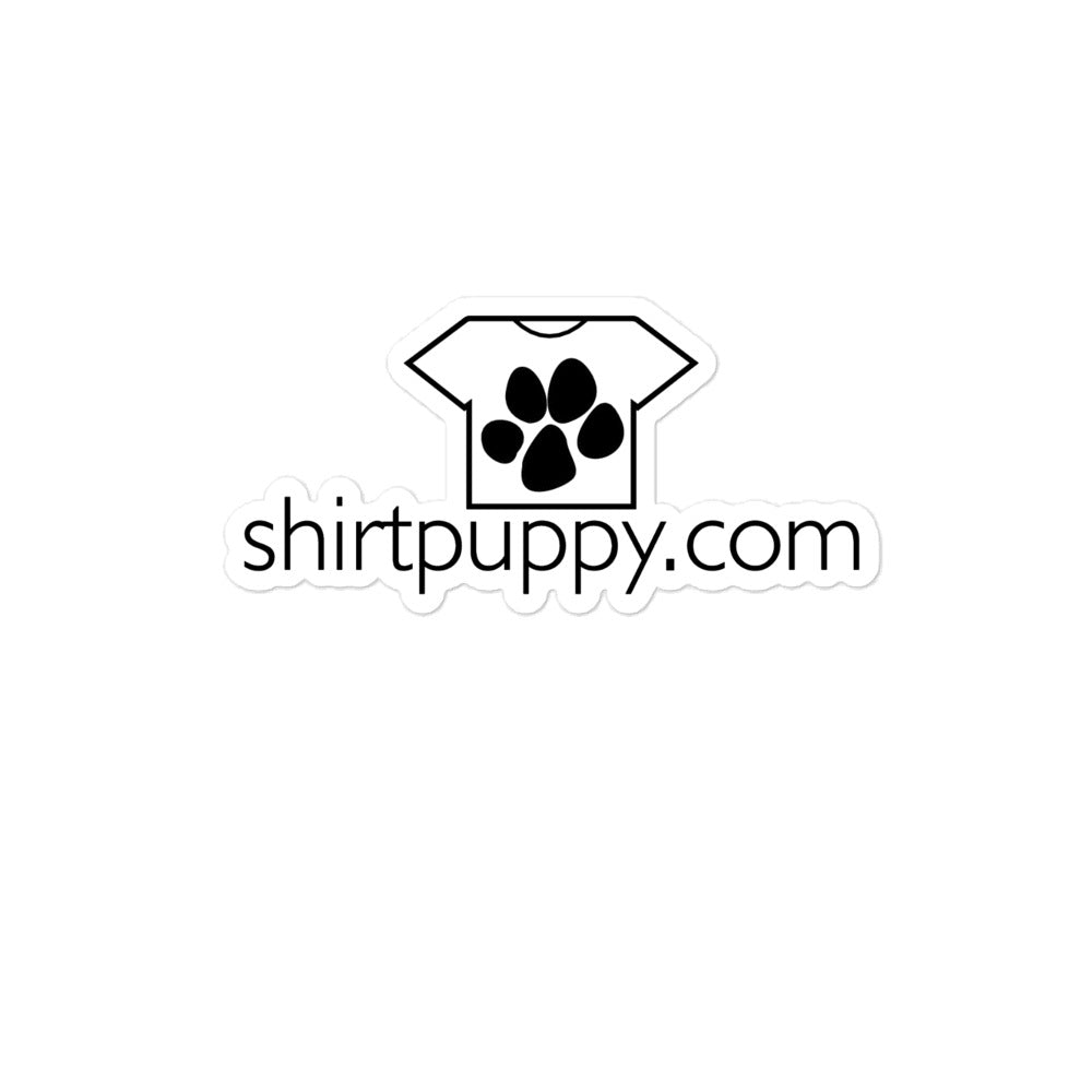 shirtpuppy.com Bubble-free sticker