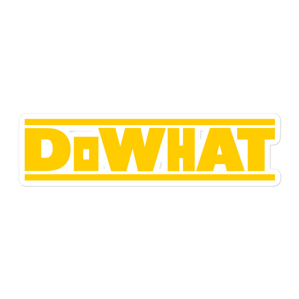 DoWhat Bubble-free sticker Yellow