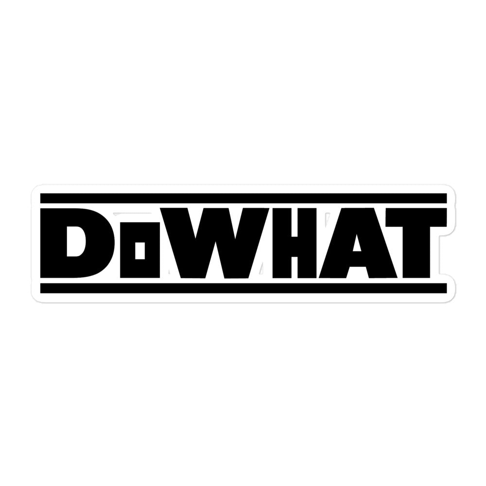 DoWhat Bubble-free sticker