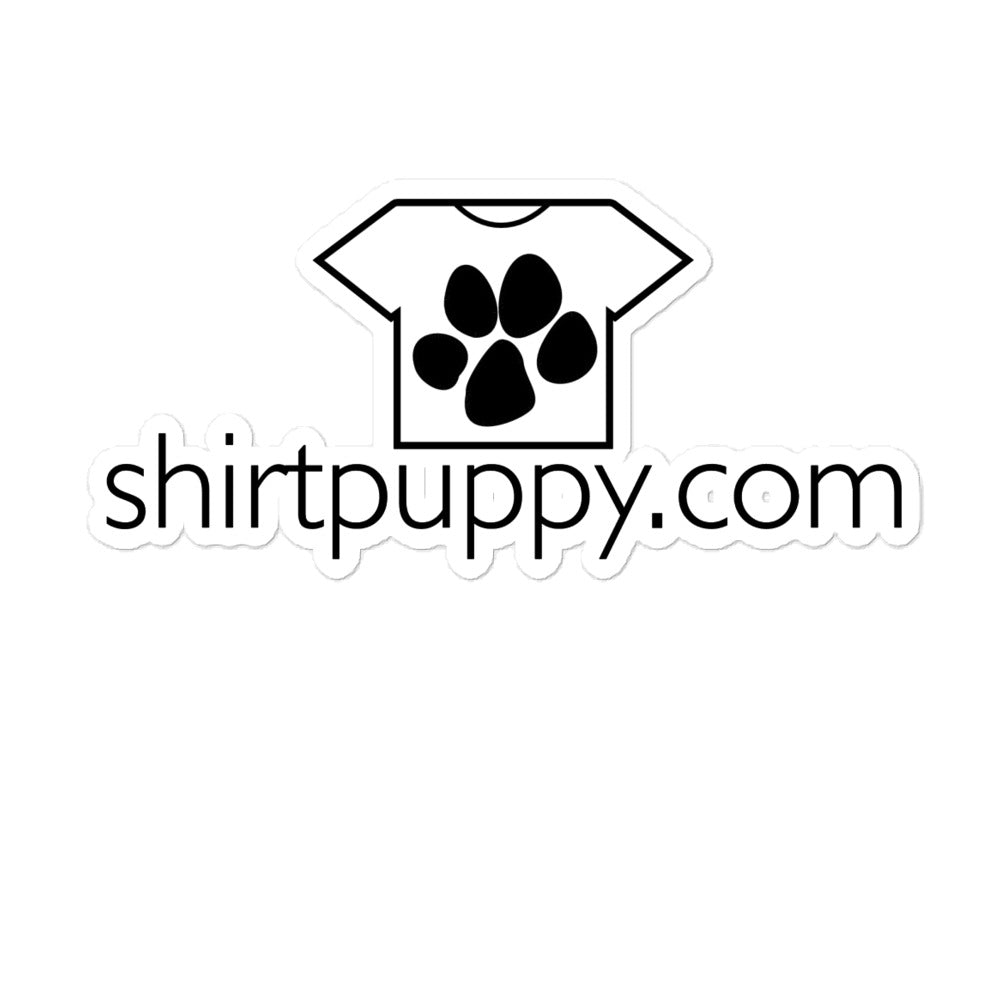 shirtpuppy.com Bubble-free sticker