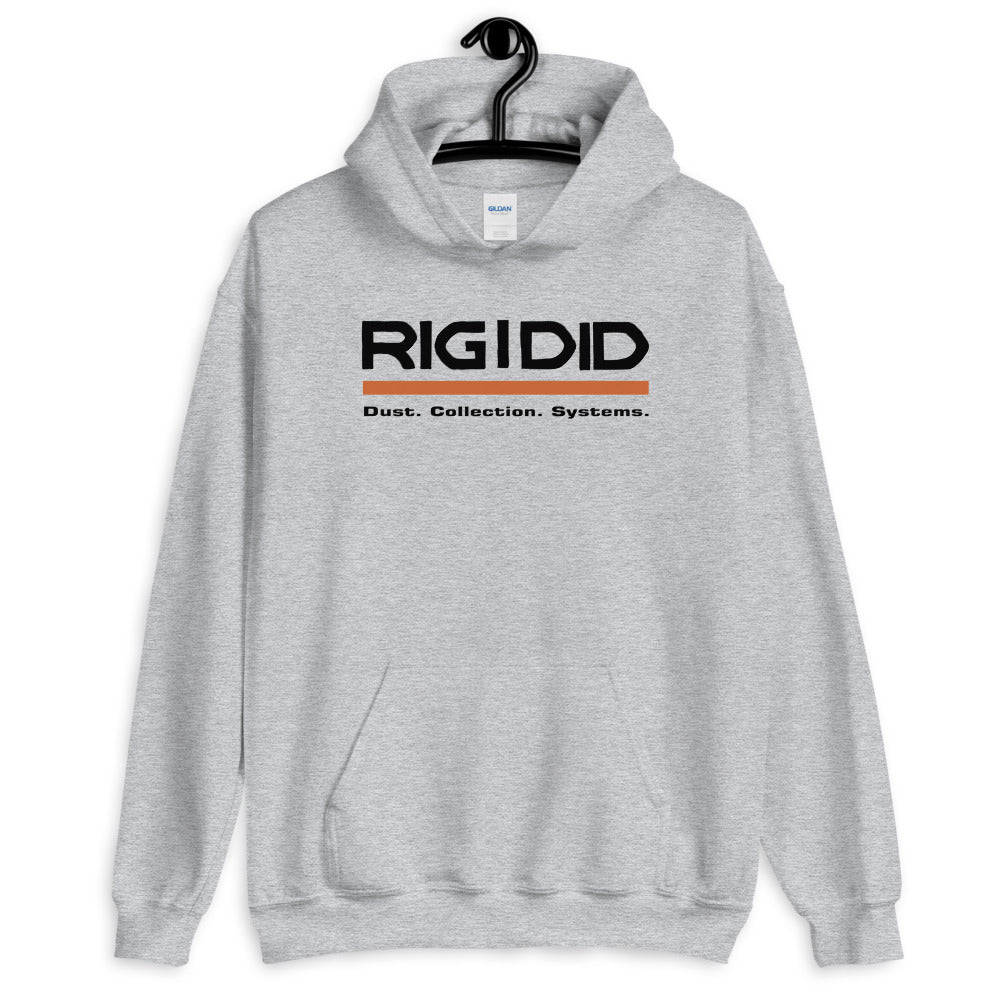 RIG I DID hoodie (white/grey)