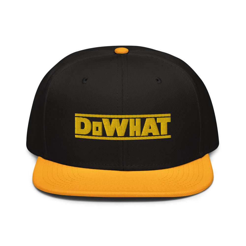 DoWhat snapback hat