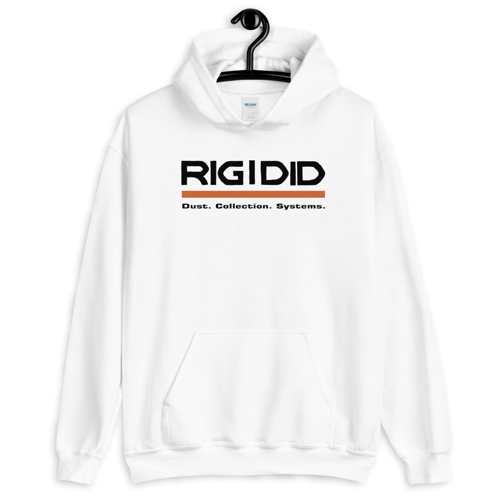 RIG I DID hoodie (white/grey)