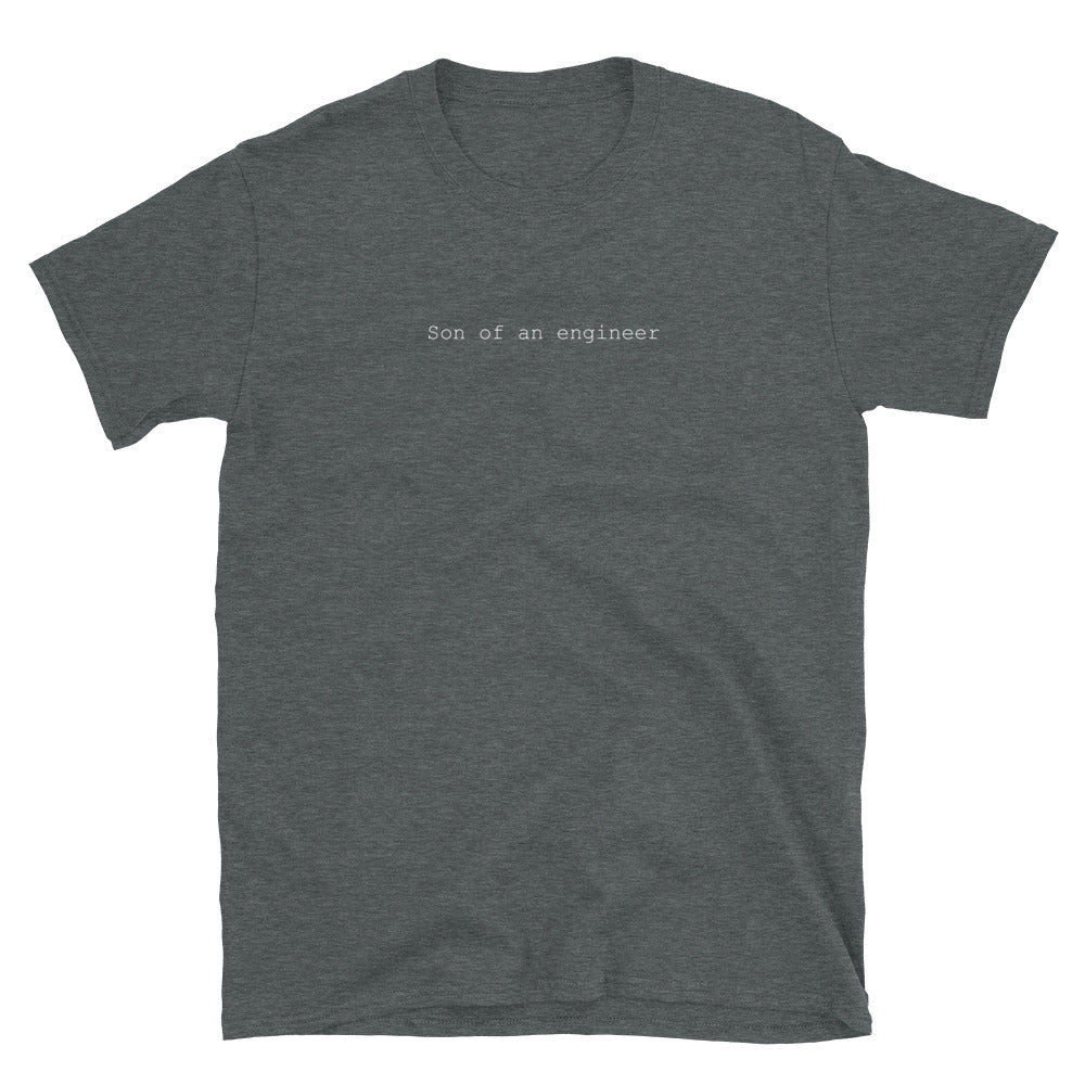 son of an engineer short sleeve t shirt