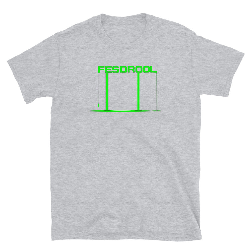 Fedsrool Short-Sleeve Unisex T-Shirt White/Grey