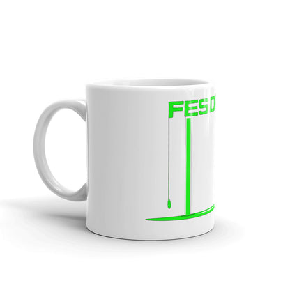 Fesdrool White glossy mug