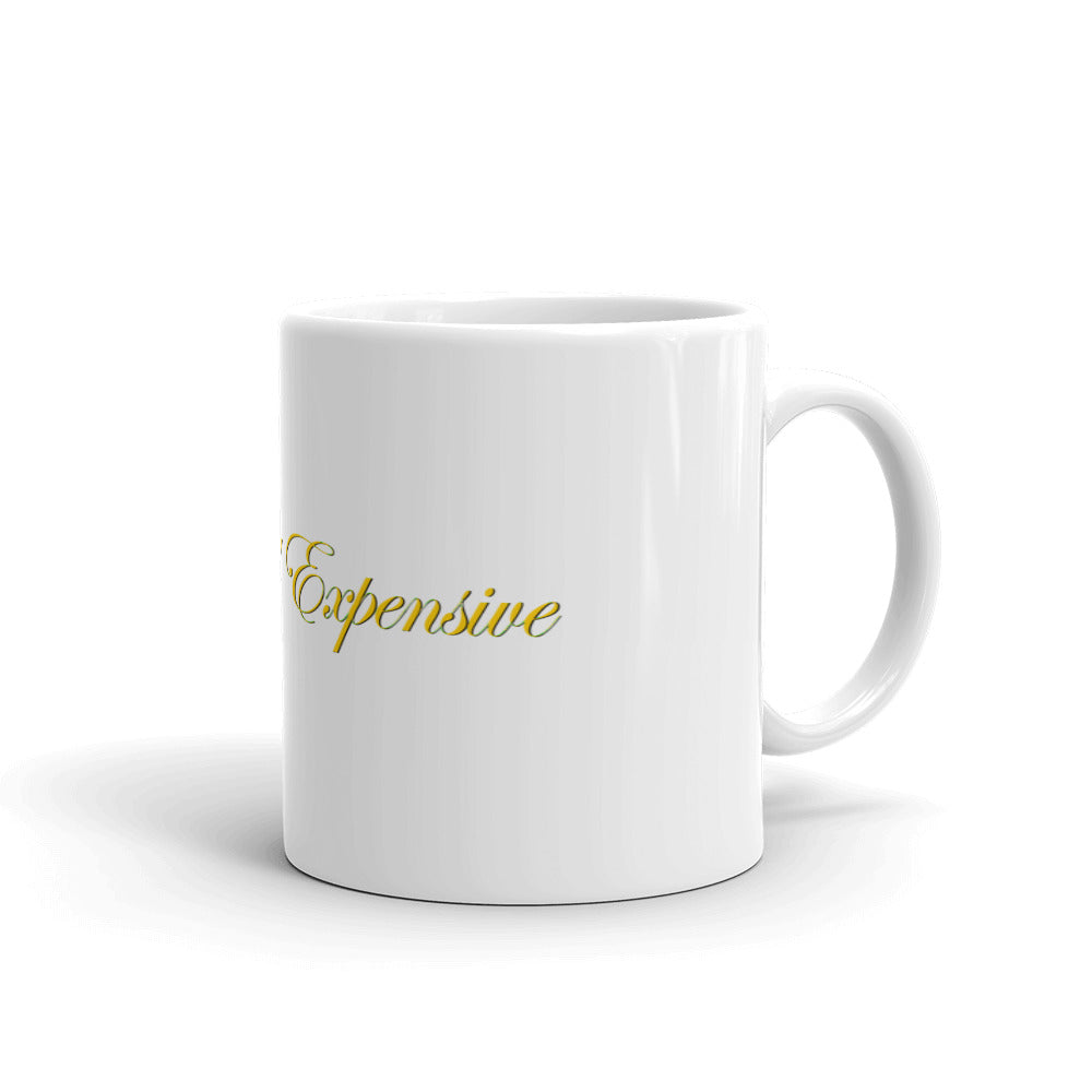 Slow and Expensive White glossy mug